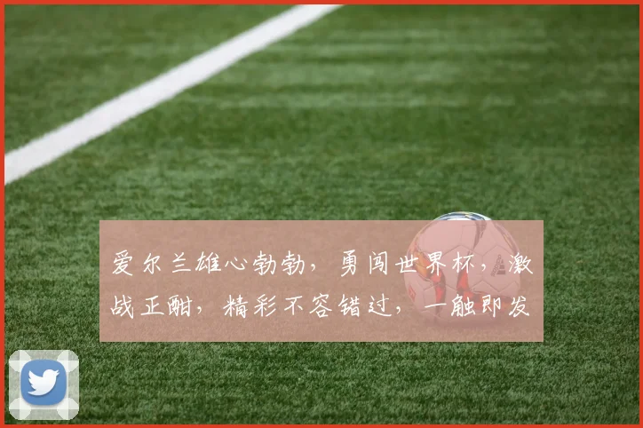 爱尔兰雄心勃勃，勇闯世界杯，激战正酣，精彩不容错过，一触即发